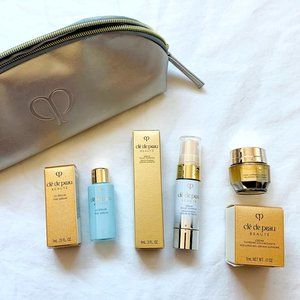 Cle de Peau Brightening Serum Supreme, Volumizing Cream Supreme, Le Serum